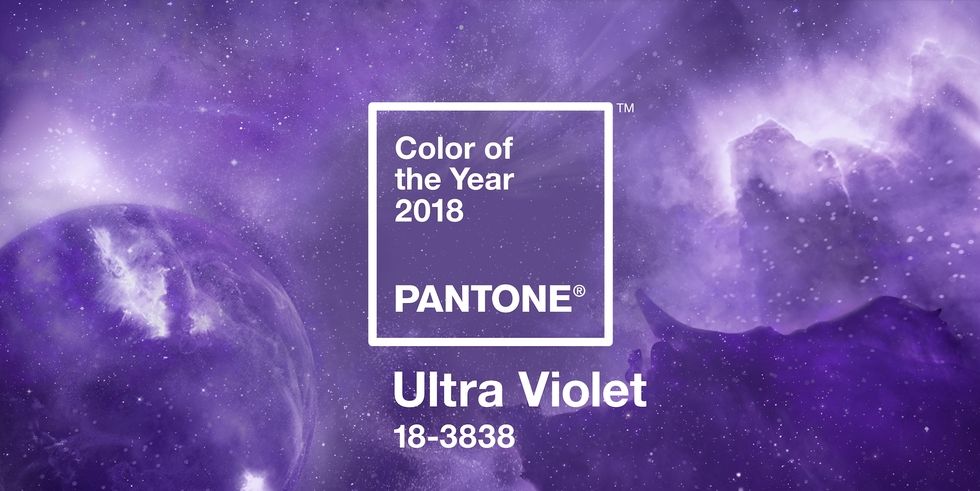 Kolor Roku 22018 według Pantone Ultra Violet