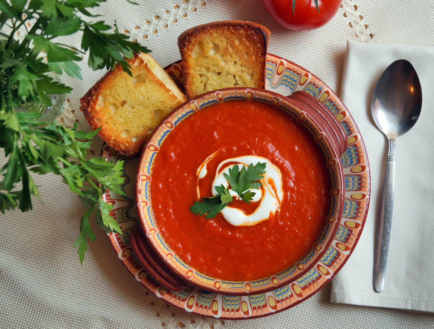 Krem paprykowo-pomidorowy. Przepis na zupę