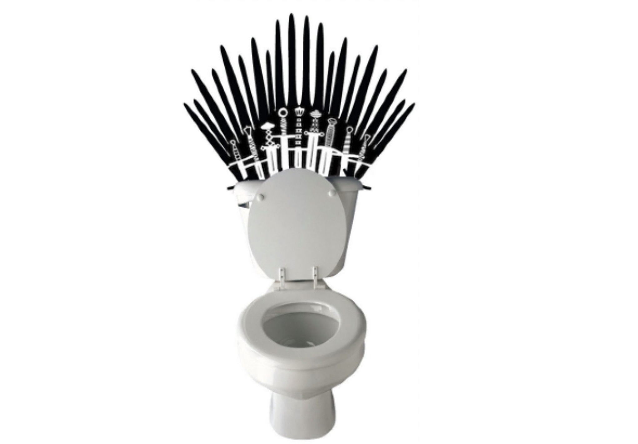 Gra o tron - Żelazny tron w toalecie
