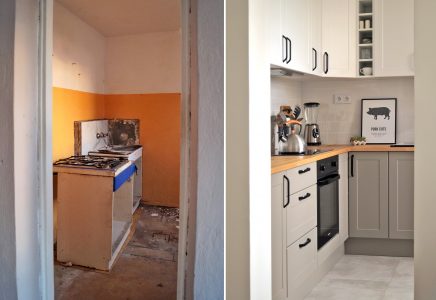 Metamorfoza kuchni w bloku. Zdjęcia przed i po